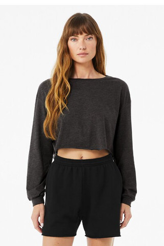 Bella+Canvas 6501B - FWD Fashion Ladies Cropped Long-Sleeve T-Shirt