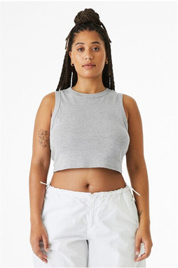 Bella+Canvas 1013BE - Ladies Micro Rib Muscle Crop Tank