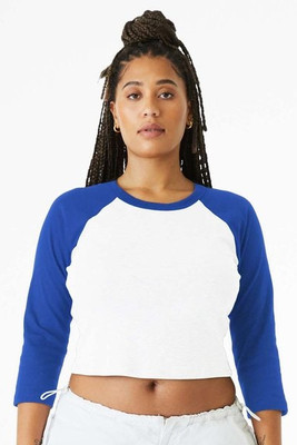 Bella+Canvas 1200 - Ladies Micro Ribbed 3/4 Raglan Baby Tee