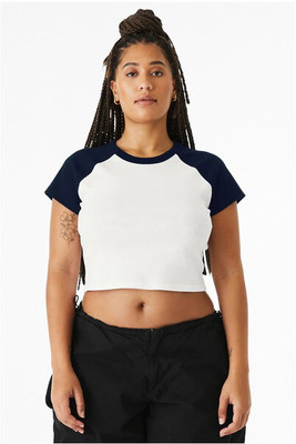 Bella+Canvas 1201 - Ladies Micro Ribbed Raglan Baby Tee