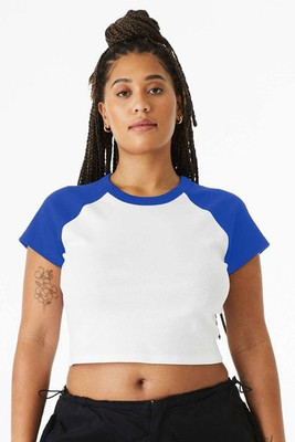 Bella+Canvas 1201 - Ladies Micro Ribbed Raglan Baby Tee