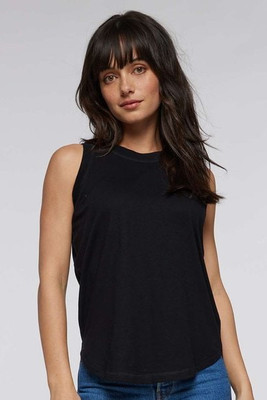 LAT 3592 - Camiseta Sin Mangas Relajada para Mujer