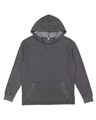 LAT 6936 - Adult Vintage Wash Fleece Hooded Sweatshirt