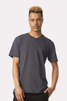 American Apparel 2004CVC - Unisex CVC Henley T-Shirt