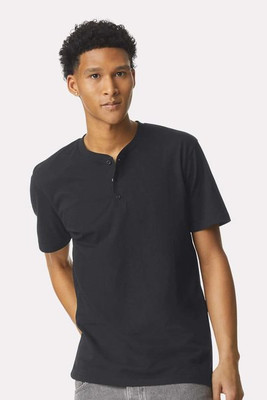 American Apparel 2004CVC - Unisex CVC Henley T-Shirt
