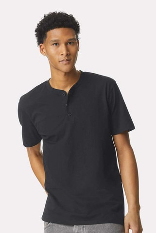 American Apparel 2004CVC - Unisex CVC Henley T-Shirt