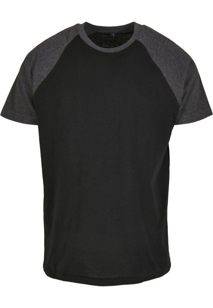 Build Your Brand BY007 - Trendy Raglan Sleeve Baseball Tee for Sports Fans