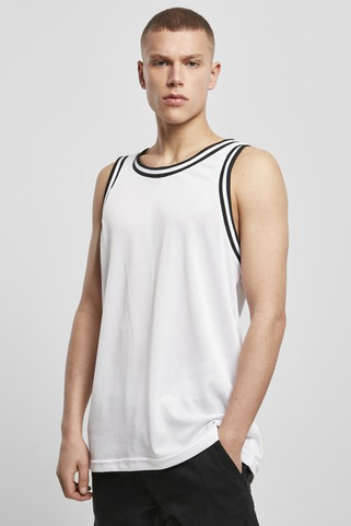 Build Your Brand BY009 - Maiou din plasă sport respirabil pentru confort activ