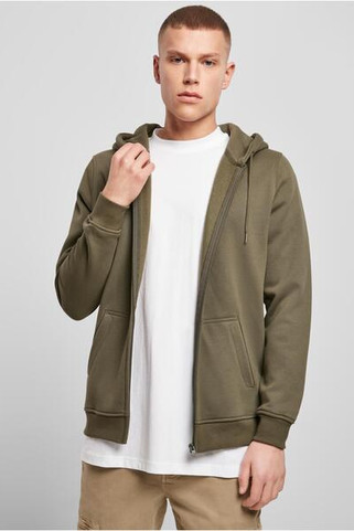 Build Your Brand BY012 - zipped hooded sweatshirt heavy