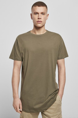 BUILD YOUR BRAND BY028 - T-shirt Long Confort Urbain Homme