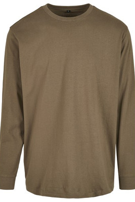Build Your Brand BY091 - Comfort Fit Men's Long Sleeve Cotton Tee