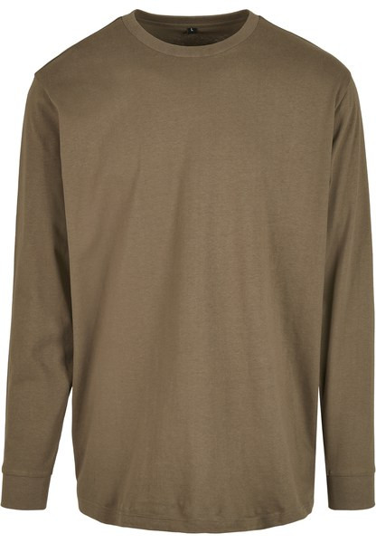 Build Your Brand BY091 - Comfort Fit Men's Long Sleeve Cotton Tee