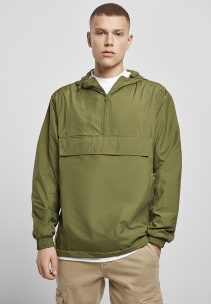 Build Your Brand BY096 - Pánská bunda na 1/4 zipu