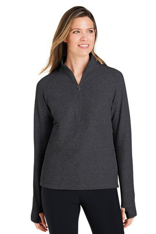 North End NE725W - Ladies Spirit Textured Quarter-Zip