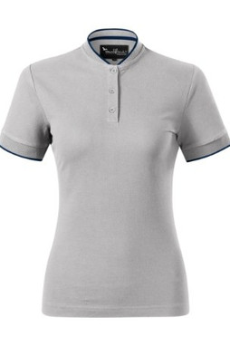 Malfini Premium 274 - Stylish Bomber Collar Polo Shirt with Contrast Details