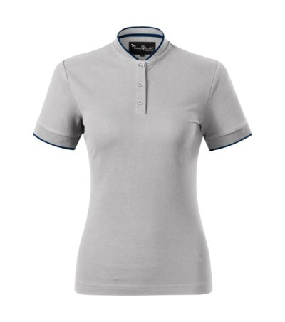 Malfini Premium 274 - Stylish Bomber Collar Polo Shirt with Contrast Details