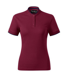 Malfini Premium 274 - Stylish Bomber Collar Polo Shirt with Contrast Details