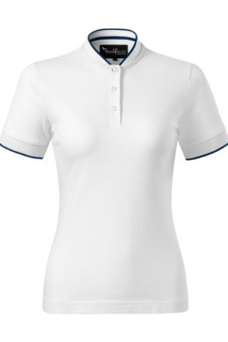 Malfini Premium 274 - Stylish Bomber Collar Polo Shirt with Contrast Details