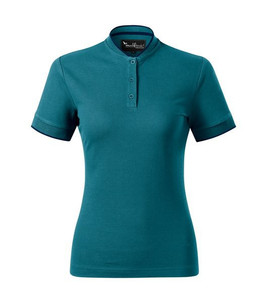 Malfini Premium 274 - Stylish Bomber Collar Polo Shirt with Contrast Details