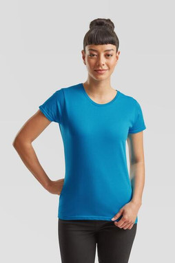 Fruit of the Loom F61432 - Fashionable Slim Fit Ladies Crew Neck T-Shirt
