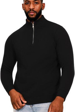 Casual Classics CRBSW50 - Eco-Friendly Ringspun Cotton Quarter Zip Sweatshirt