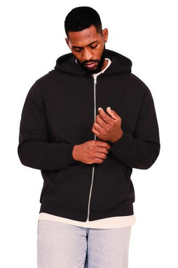Casual Classics CRBHS45 - Eco-Friendly Tall Zip Hoodie with Kangaroo Pocket