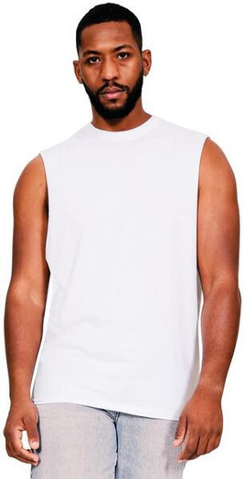 Casual Classics CRBV65 - Sustainable Ringspun Cotton Tall Tank with Raw Edges