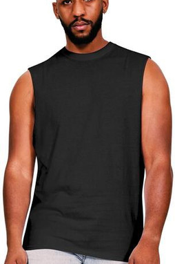 Casual Classics CRBV65 - Sustainable Ringspun Cotton Tall Tank with Raw Edges