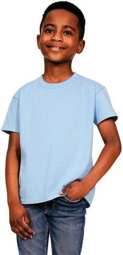 Casual Classics CR1500B - Youth Ringspun Cotton Classic T-Shirt with Tear Out Label