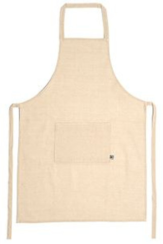 TABER Apron in 100% Fairtrade cotton with front pocket - EgotierPro DE9141