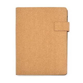 BALOK Víceúčelový pořadač A4 z přírodního korku se zapínáním na magnetickou sponu - EgotierPro FO7985