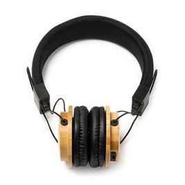 TANGO Adjustable wireless headphones in bamboo and RPET fabric - EgotierPro HP3042