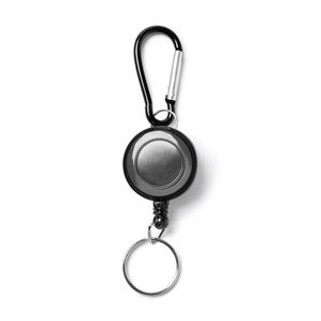 DOKI Porte-clés avec mousqueton et anneau rétractable - EgotierPro KO4209