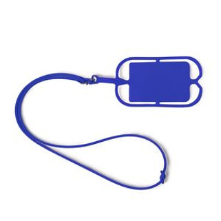 DALVIK Silicone lanyard with holder for mobiles or cards - EgotierPro LY7046