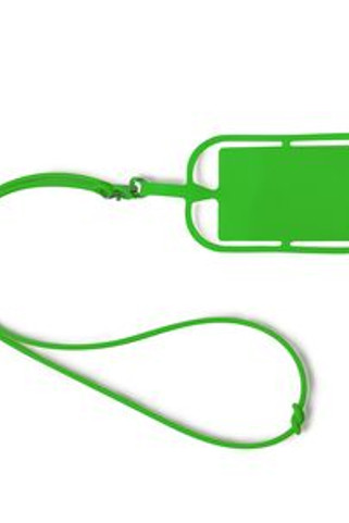 DALVIK Silicone lanyard with holder for mobiles or cards - EgotierPro LY7046