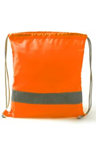 LABUR Trekkoord tas met hoge zichtbaarheidsstrip - EgotierPro MO7184