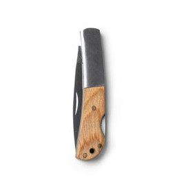 Stamina NA3989 - VIDUR Jackknife in stainless steel and combined grip with natural wood