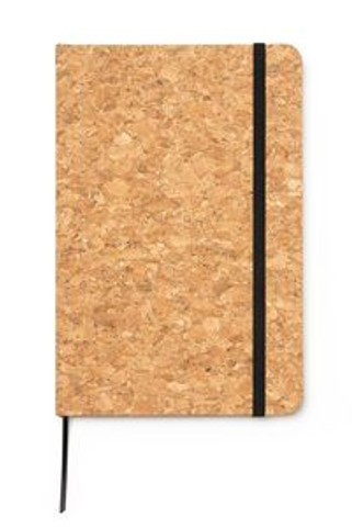 ANDROS A5 notebook with hard covers in natural cork - EgotierPro NB7988