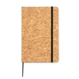 ANDROS A5 notebook with hard covers in natural cork - EgotierPro NB7988