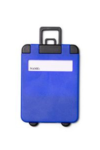 CHARTER Suitcase tag in the shape of a trolley - EgotierPro TA8204