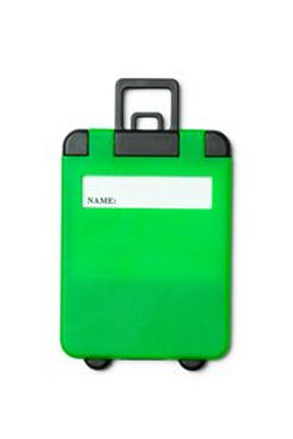 CHARTER Suitcase tag in the shape of a trolley - EgotierPro TA8204