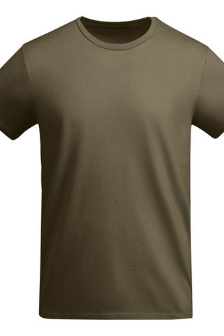 Roly CA6698 - Eco-Friendly Organic Cotton Ribbed Crew Neck Tee