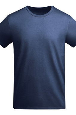 Roly CA6698 - Camiseta Orgânica BREDA com Gola Canelada e Costuras Reforçadas
