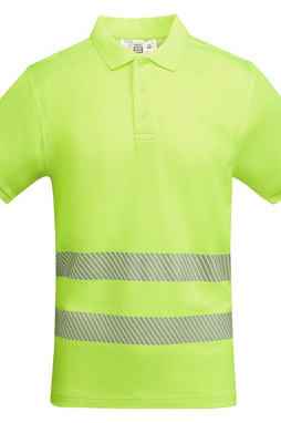 Roly HV9318 - ATRIO Technical high-visibility short-sleeve polo shirt
