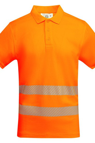 Roly HV9318 - ATRIO Technical high-visibility short-sleeve polo shirt