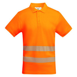 Roly HV9318 - ATRIO Technical high-visibility short-sleeve polo shirt