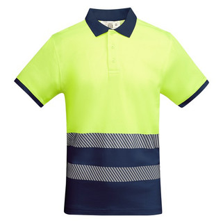 Roly HV9318 - ATRIO Technical high-visibility short-sleeve polo shirt