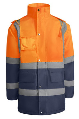 Roly HV9320 - MERAK Combined and padded high-visibility parka