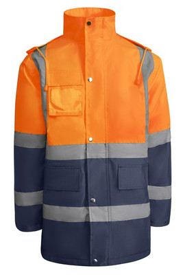 Roly HV9320 - MERAK Combined and padded high-visibility parka
