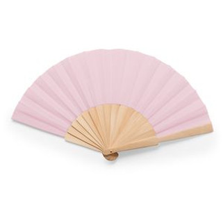 CALESA Hand fan with wooden ribs and polyester fabric - EgotierPro PF3111